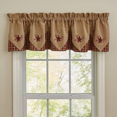 بارك تصاميم Sturbridge Point Valance ، 72 × 15 ، البحرية in Kuwait