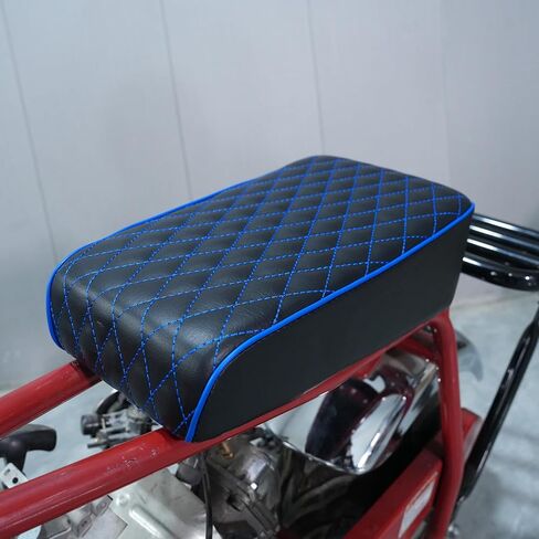 JMCHstore Blue Diamond Stitch Retro Mini bike Seat for Coleman ct100u 98cc ct100 100cc Motor ct100 3.0HP Mini bike Trail Powersports Parts in Kuwait