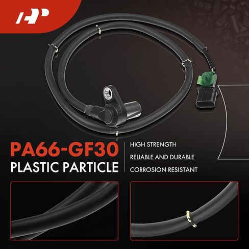 A-Premium ABS Wheel Speed Sensor Compatible with Mitsubishi Models - Montero 1997 1998 1999 2000, 3.5L, Sport Utility - Front Left Driver Side, Replace# MR307046 in Saudi Arabia