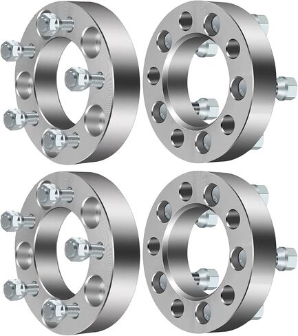 SCITOO 4Pcs 1.25" Wheel Adapters 5x4.75 to 5x4.5 Studs 12x1.5 87.1mm 5Lug Wheel Spacers No Hubcentric Fit for Chevrolet Corvette Blazer Camaro for Cadillac XLR for Pontiac Firebird for GMC Jimmy in Saudi Arabia