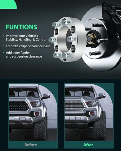 SCITOO 4Pcs 1.25" Wheel Adapters 5x4.75 to 5x4.5 Studs 12x1.5 87.1mm 5Lug Wheel Spacers No Hubcentric Fit for Chevrolet Corvette Blazer Camaro for Cadillac XLR for Pontiac Firebird for GMC Jimmy in Saudi Arabia