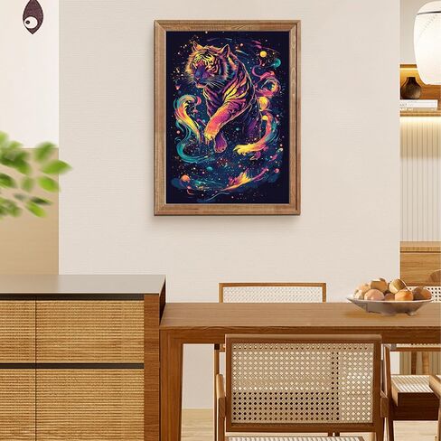 Heibago Flower Diamond Painting Kits للبالغين ، 5D الحفر الكاملة جولة الطلاء الأزهار الأحجار الكريمة مع كرسي الماس ، نقاط الماس مثالية لديكور الجدار المنزلي 12x16inch in Kuwait