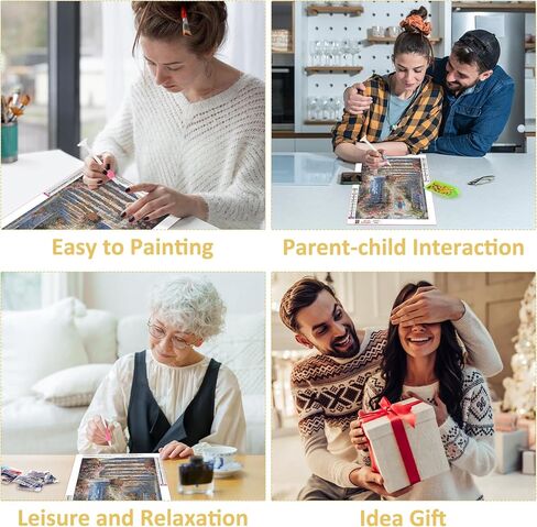 HEIBAGO Flower Diamond Painting Kits for Adults, 5D Full Drill Round Flower Painting Gems with Chair Diamond Art, Flowers Diamond Dots Perfect for Home Wall Decor 12x16inch in Kuwait