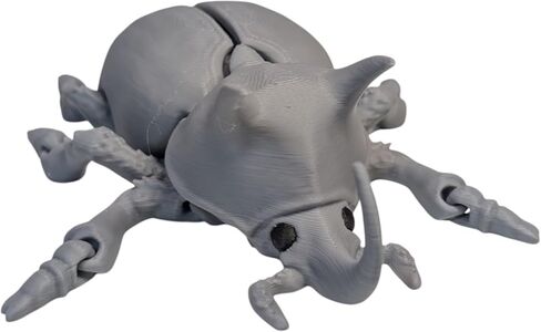 Rhino Beetle Figure Fidget Toy - 3D Printed Articulated Desktop Decoration, sensory toy, beetle decoration, rhinoceros beetle in Kuwait