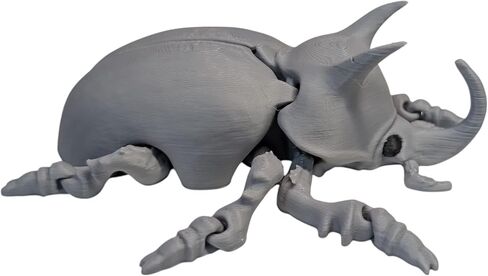 Rhino Beetle Figure Fidget Toy - 3D Printed Articulated Desktop Decoration, sensory toy, beetle decoration, rhinoceros beetle in Kuwait