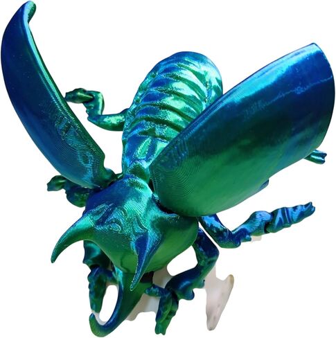 Rhino Beetle Figure Fidget Toy - 3D Printed Articulated Desktop Decoration, sensory toy, beetle decoration, rhinoceros beetle in Kuwait