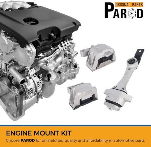 PAROD 3PCS Engine Mount Fit for VW Jetta 1999-2005,Golf 1999-2006,Beetle 1998-2005 Replace#A6929 A6935 A6930 in Saudi Arabia