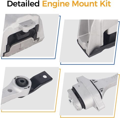 PAROD 3PCS Engine Mount Fit for VW Jetta 1999-2005,Golf 1999-2006,Beetle 1998-2005 Replace#A6929 A6935 A6930 in Saudi Arabia