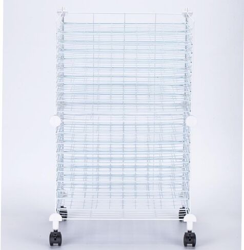 FDSDEFEN Art Drying Rack with 10 Removable Shelves ，Wall Art Drying Rack，Art Organizer for Kids, Art Studio and Tabletop Storage, Craft Room and Desktop in Kuwait