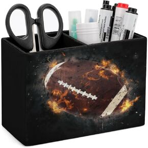 Pen Holder, Pencil Holder for Desk Organizer, Sea Ocean Animal Sharks PU Leather Pencil Cups Desktop Stationery Storage Makeup Brush Holder Pen Organizer for Office Home in Kuwait