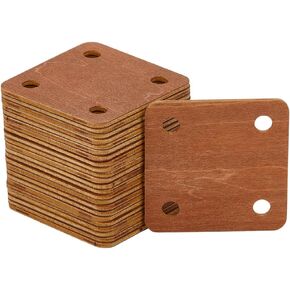 Benecreat 24 PCS Square Weaving Card ، 1.85 × 1.85 بوصة 5 ثقوب بطاقات تلوح في الأفق أدوات النسيج المصنوعة يدويًا لتلوح في الأفق لوازم اللوحات اللوحي النسيج ، الثقب: 6 مم: in Kuwait