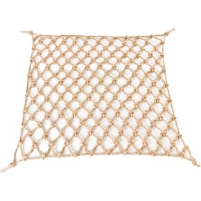 Natural Jute Hemp Rope Net for Child,Kindergarten Wall Decoration,Kids Playground Play Home Bedroom Photo Wall Decor Accessories,Reusable Novelty Wall Hanging P(Size:0.5Mx1M（1.64FTx3.28FT）,Color:Jute) in Saudi Arabia