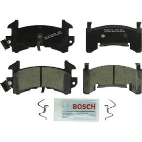 BOSCH BC154 QuietCast Premium Ceramic Disc Brake Pad Set - Compatible with Select Avanti, Buick, Cadillac, Chevrolet, GMC, Isuzu, Oldsmobile, Pontiac; FRONT in Saudi Arabia