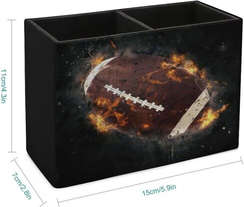 Pen Holder, Pencil Holder for Desk Organizer, Sea Ocean Animal Sharks PU Leather Pencil Cups Desktop Stationery Storage Makeup Brush Holder Pen Organizer for Office Home in Kuwait