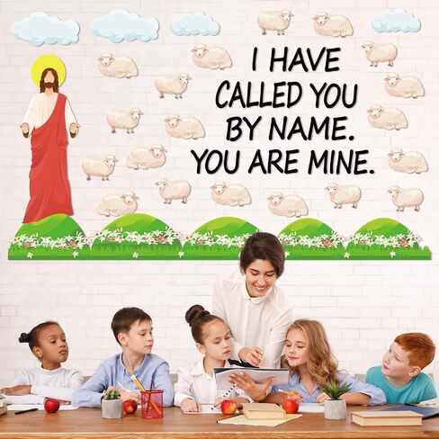 109Pcs Christian Religious Bulletin Board Set Let Your Light Shine Classroom Decoration Bible Verse Lighthouse Paper Cutout for Church Easter Sunday School Chalkboard Inspirational Door Wall Decor in Saudi Arabia