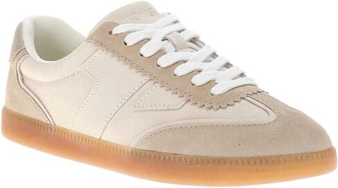 TOMS Womens Collins Suede Lace Up Sneakers Shoes Casual - Beige in Saudi Arabia