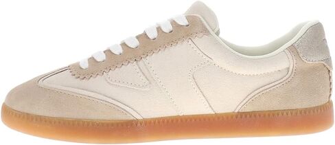 TOMS Womens Collins Suede Lace Up Sneakers Shoes Casual - Beige in Saudi Arabia