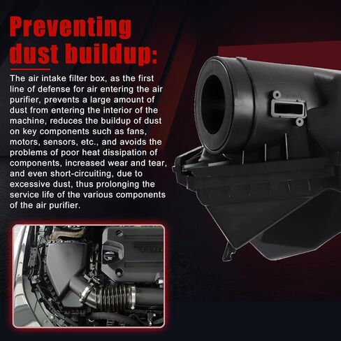 FZJDSD Air Cleaner Intake Filter Box Black Compatible with Chevrolet Malibu LT LS RS L Sedan 2016-2021 84003580 84588870 Air Intake Housing Box w/o Filter Air Intake Cleaner Box Housing in Saudi Arabia