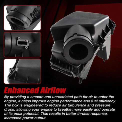 FZJDSD Air Cleaner Intake Filter Box Black Compatible with Chevrolet Malibu LT LS RS L Sedan 2016-2021 84003580 84588870 Air Intake Housing Box w/o Filter Air Intake Cleaner Box Housing in Saudi Arabia
