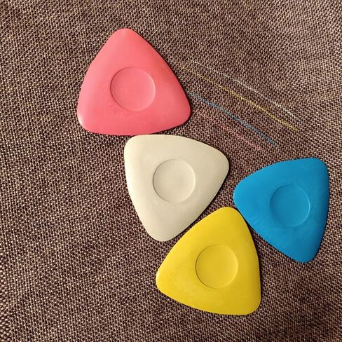 CampTek 8 PCS Triangle Sewing Tailors Chalk, Fabric Marker for Dressmaking, Sewing Supplies Accessories- Tailor's Chalk for Precision Marking on Fabric, Assorted Colors in Saudi Arabia