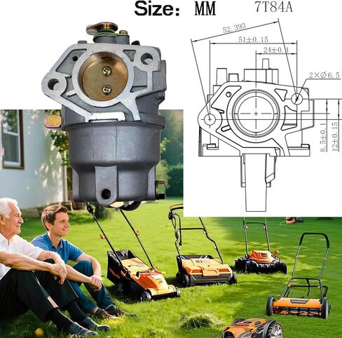 HUAYI OEM Carburetor Compatible with Craftsman R105 Riding Mower CMXGRAM7368327 Model 13A726JD091 Replacement Carb in Saudi Arabia