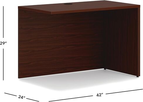 HON MOD L Shaped Desk Return Shell, Executive Corner Computer Desk for Home Office, Gaming, Durable Workstation, Walnut in Kuwait