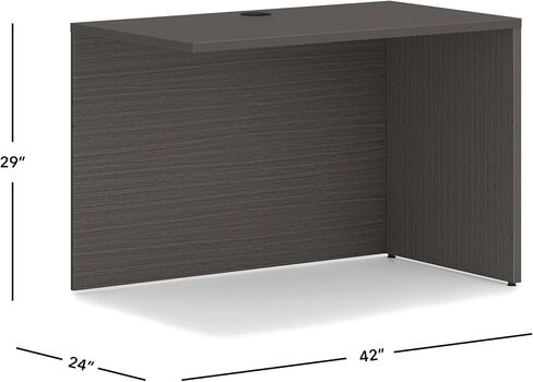 HON MOD L Shaped Desk Return Shell, Executive Corner Computer Desk for Home Office, Gaming, Durable Workstation, Walnut in Kuwait