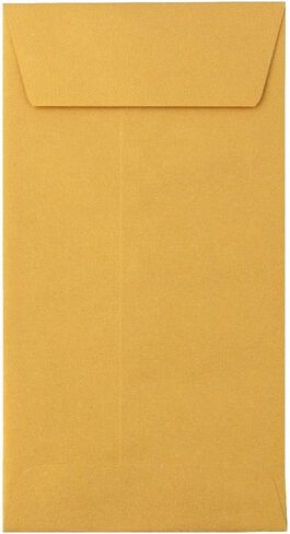 LUXPaper #7 Coin Envelopes | Peel & Press | 3 1/2" x 6 1/2" | Grocery Bag Brown | 70lb. Text | 50 Qty in Kuwait
