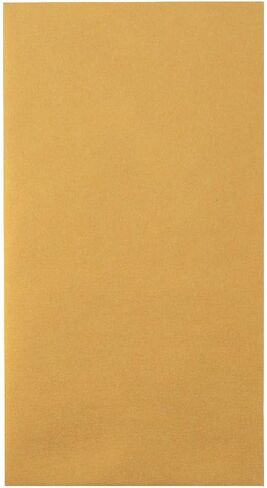 LUXPaper #7 Coin Envelopes | Peel & Press | 3 1/2" x 6 1/2" | Grocery Bag Brown | 70lb. Text | 50 Qty in Kuwait