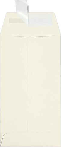 LUXPaper #7 Coin Envelopes | Peel & Press | 3 1/2" x 6 1/2" | Grocery Bag Brown | 70lb. Text | 50 Qty in Kuwait