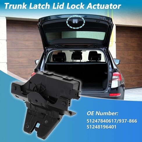 Motoforti Rear Trunk Latch Lock Actuator for BMW 128i 135i 135is 320i 323Ci 323i 325Ci 330i 325i 325xi 328i 330Ci 545i 330xi 335i XDrive No.51247840617/937866 Liftgate Hatch Latch Actuator in Saudi Arabia