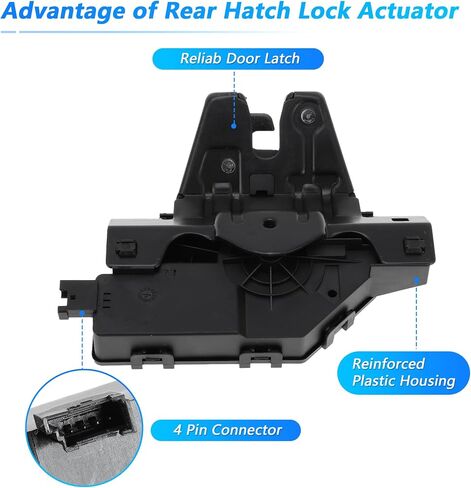 Motoforti Rear Trunk Latch Lock Actuator for BMW 128i 135i 135is 320i 323Ci 323i 325Ci 330i 325i 325xi 328i 330Ci 545i 330xi 335i XDrive No.51247840617/937866 Liftgate Hatch Latch Actuator in Saudi Arabia