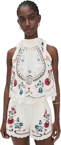 Sea Women's Celia Embroidery Halter Top in Saudi Arabia