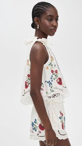 Sea Women's Celia Embroidery Halter Top in Saudi Arabia