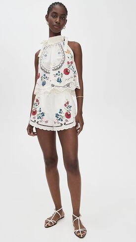 Sea Women's Celia Embroidery Halter Top in Saudi Arabia