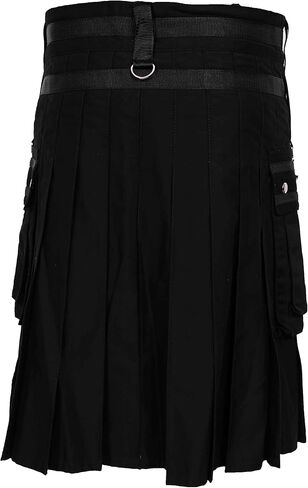 TRUESAGA - Deluxe Utility Fashion Kilt with Chain 100% Cotton 16-oz Premium Quality in Saudi Arabia