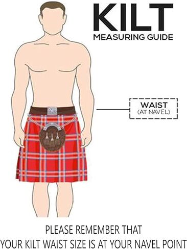 TRUESAGA - Deluxe Utility Fashion Kilt with Chain 100% Cotton 16-oz Premium Quality in Saudi Arabia