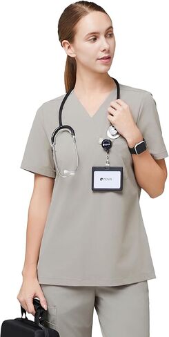 فرك طبي للسيدات أعلى S-5XL ث/جيوب in Kuwait