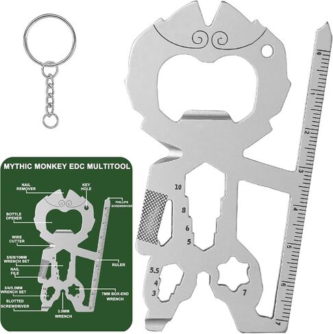 Novelty EDC Multitools Men Gifts - Spork Gift 11 in 1 for Dad Adame ، Christmas Stockings Stockers Adfiter Idea Insorties بالنسبة له ، النساء الحاضرات لأبناء عيد الميلاد للبالغين المراهقين in Kuwait