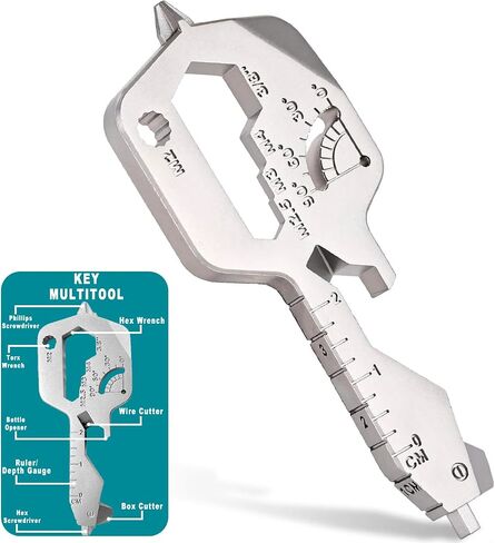 Novelty EDC Multitools Men Gifts - Spork Gift 11 in 1 for Dad Adame ، Christmas Stockings Stockers Adfiter Idea Insorties بالنسبة له ، النساء الحاضرات لأبناء عيد الميلاد للبالغين المراهقين in Kuwait