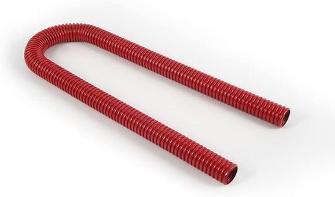 Mishimoto MMAH-U48RD Universal Fecitial Steeld Stainsh Braitiator Kit ، 48 "، Red in Saudi Arabia