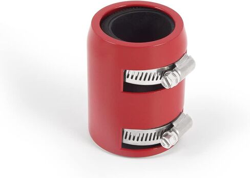 Mishimoto MMAH-U48RD Universal Fecitial Steeld Stainsh Braitiator Kit ، 48 "، Red in Saudi Arabia