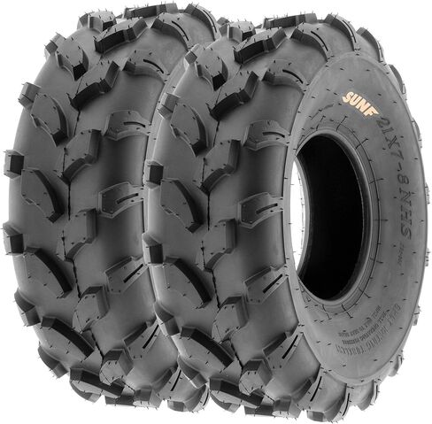 Set of 4 SunF A003 Off-Road 19x7-8 Front & 19x9.5-8 Rear ATV UTV Lawn-Mower Tires, 6 PR, Tubeless in Saudi Arabia