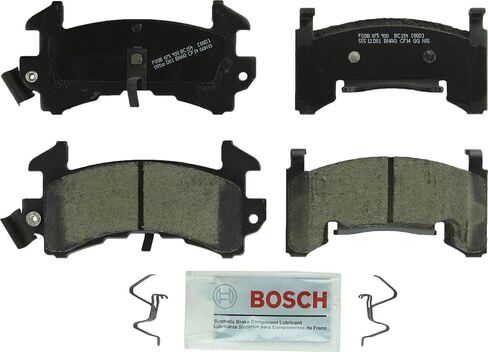 BOSCH BC154 مجموعة فرامل القرص السيراميك الهادئة الممتازة - متوافقة مع Avanti ، Buick ، Cadillac ، Chevrolet ، GMC ، Isuzu ، Oldsmobile ، Pontiac ؛ أمام in Saudi Arabia