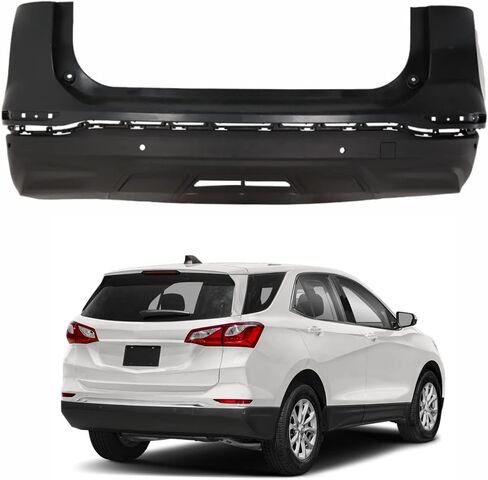 Labwork الخلفي مجموعة الغلاف المهد الخلفي البديل العلوي والسفلي لعام 2018-2019 Chevy Equinox L LS LT مع ثقوب مستشعر مساعدة وقوف السيارات in Saudi Arabia