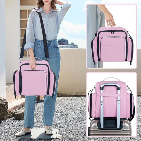 Large Makeup Bag Cosmetic Case Organizer with 3 Inner Removable Pouches Multifunctional Travel Train Storage,Black in Saudi Arabia
