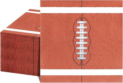 100 PCS Football Cocktail Napkins Decorpable Football Party Decorations 2 Styles Football Football Football Football Forme Forms for tailgate Party Decorities ، Acts Sport in Kuwait