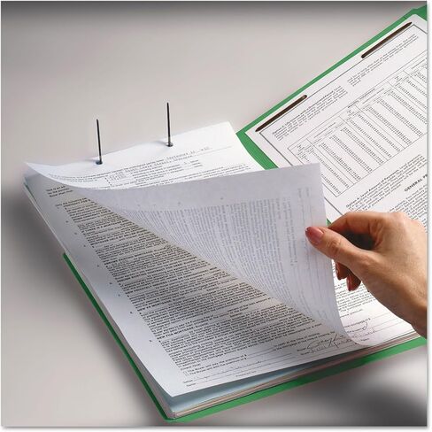 Smead Fastener File Folders, 50 Count, White, Reinforced 1/3-Cut Tabs, 2 Fasteners, Letter Size (12840) in Kuwait