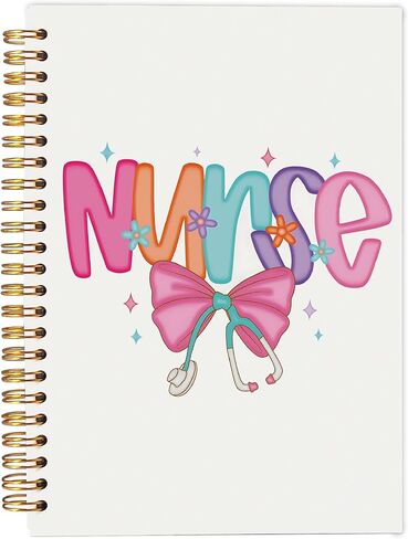 Stethoscope Medical Notebook Journal, Doctor Nurse Notebook, Medical Student Gifts, Future Nurse Gifts, Doctor Gifts for Women Men, Nurse Appreciate Gifts, Spiral Notebook 5.5x8.3 Inch in Saudi Arabia