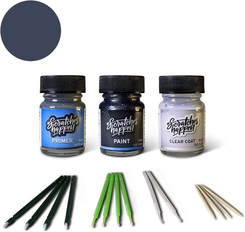 Scratcheshappen Match Match Up Paint Kit - Black Stealth/Dark Stealth/Willing Black (0069) لـ Ducati - المفضل (Paint + Clear Coat + Primer) in Saudi Arabia